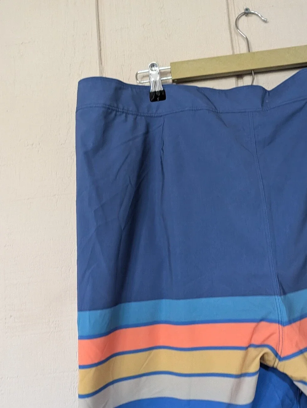 Patagonia Hydropeak‎ Striped Mens Board Short Swim Trunks Unlined 42
